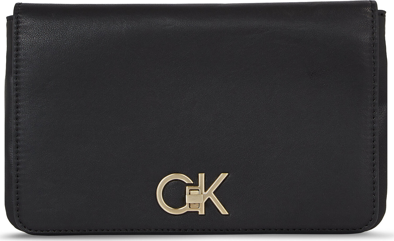 Kabelka Calvin Klein Re-Lock Double Gusett Xbody K60K611531 Ck Black BAX