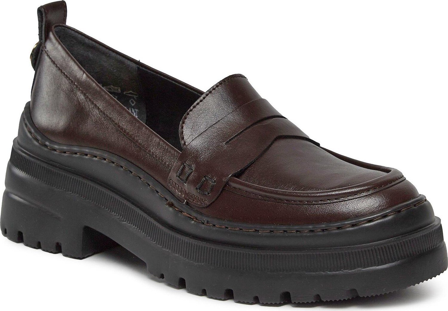 Loafersy Ryłko E2R38_X Brązowy 7SZ