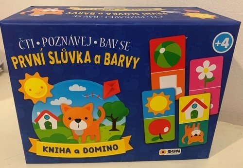 Kniha a domino - První slůvka a barvy