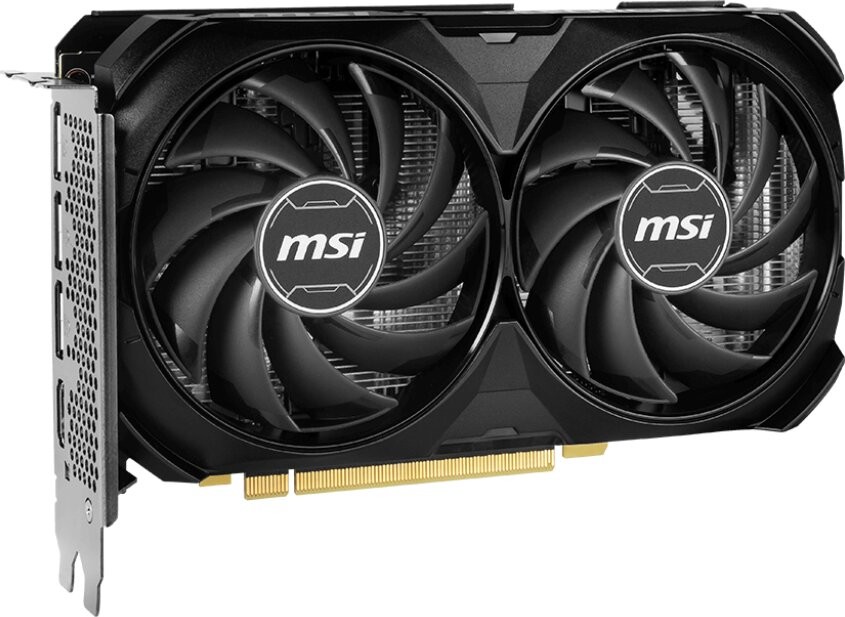 MSI GeForce RTX 4060 Ti VENTUS 2X BLACK 16G OC, 16GB GDDR6 - RTX 4060 Ti VENTUS 2X BLACK 16G OC
