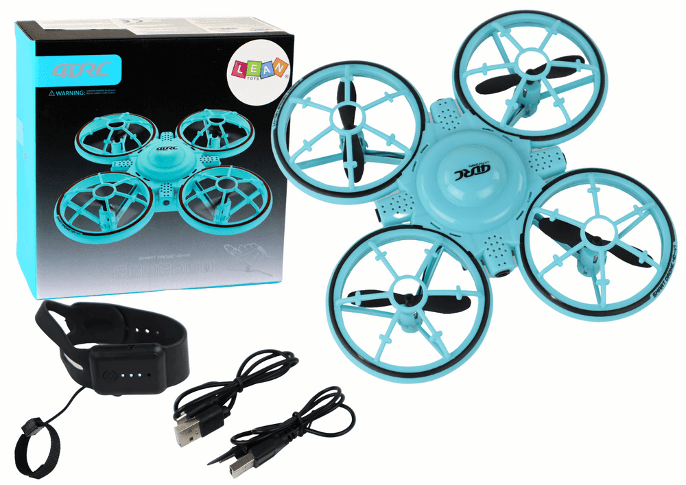 mamido Svítící dron modrý