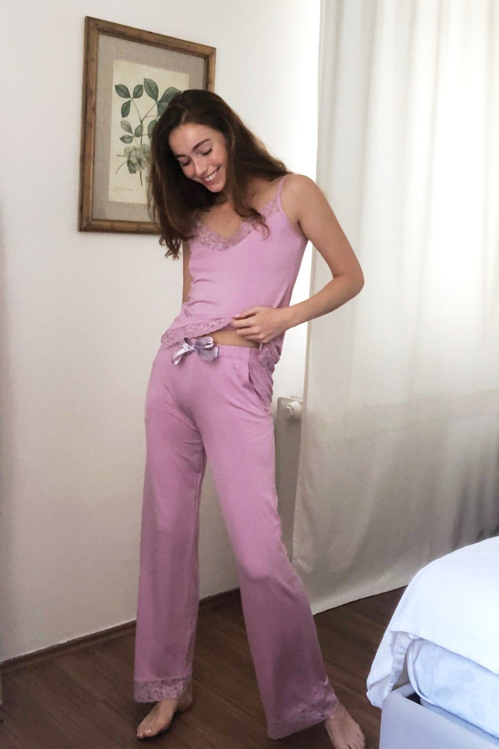 Dámská pyžamová souprava Trendyol Lacy