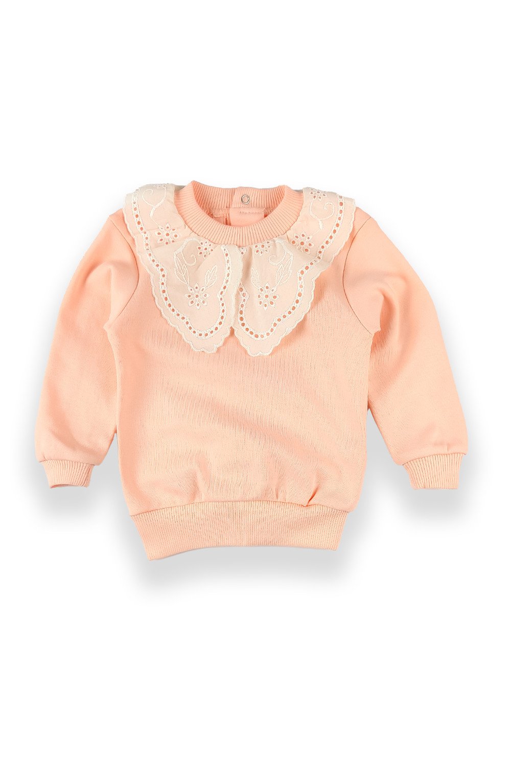 Dívčí triko s krajkovým límečkem Velikost: 74