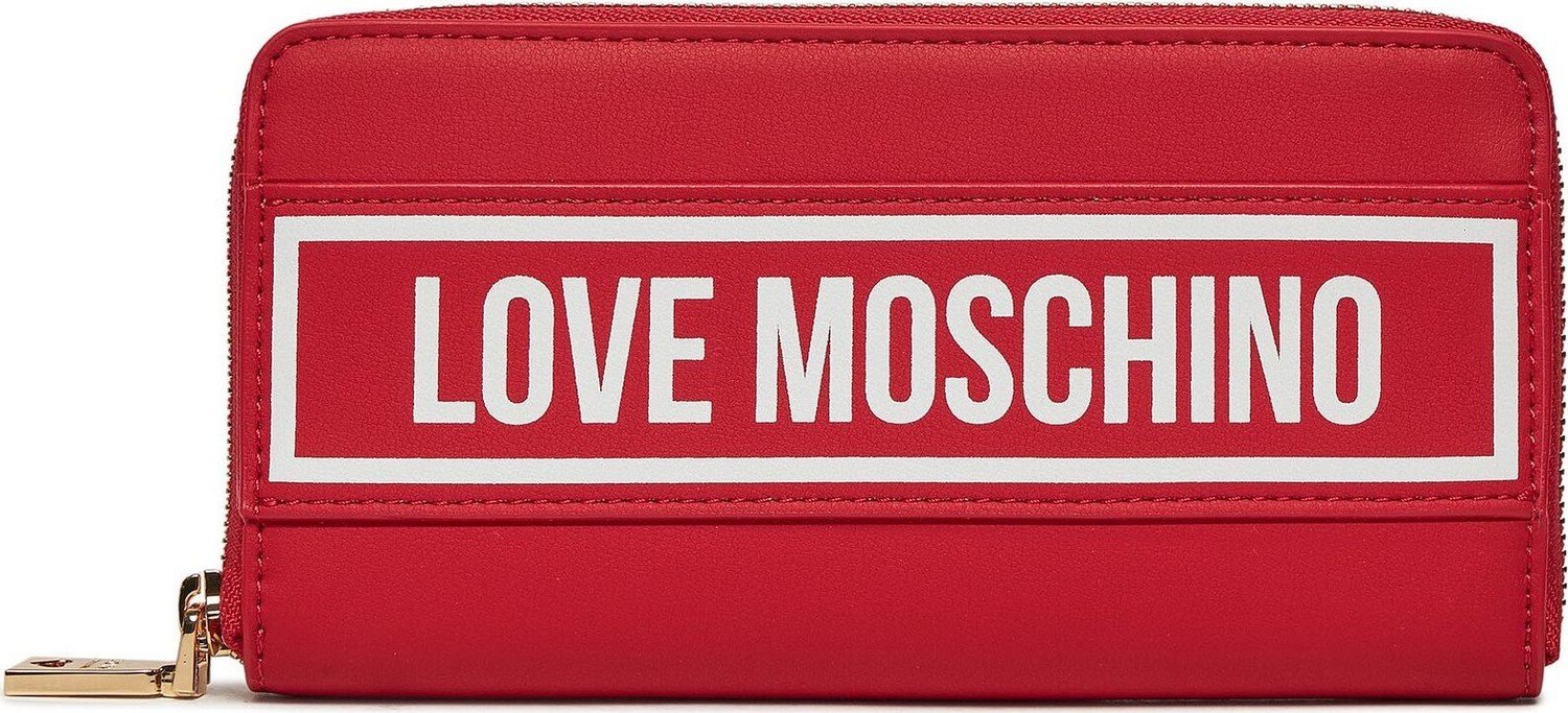 Velká dámská peněženka LOVE MOSCHINO JC5719PP0HKG150A Rosso/Bianco