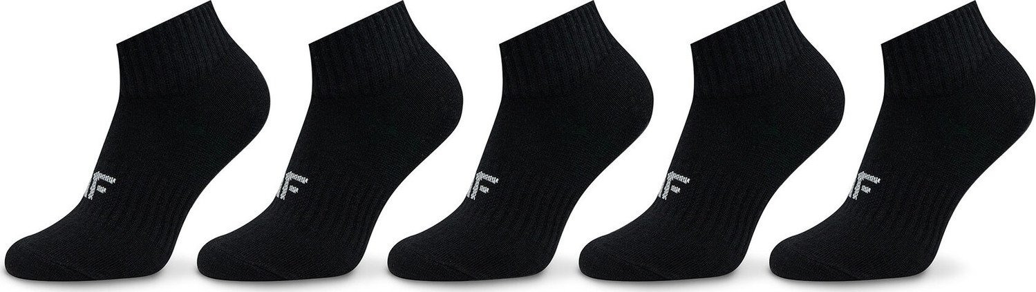 Sada 5 párů dětských nízkých ponožek 4F 4FJWAW23USOCF231 20S