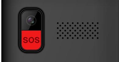 EVOLVEO EasyPhone XO, mobilní telefon pro seniory s nabíjecím stojánkem (černá barva)