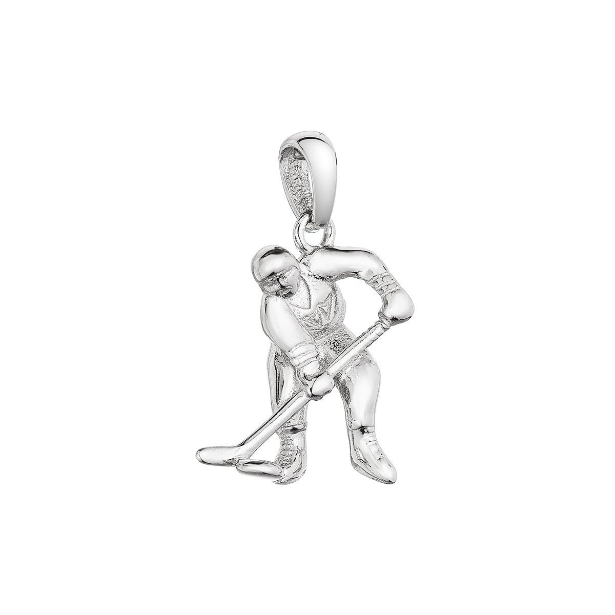 Evolution Group Stříbrný přívěsek hokejista 64016