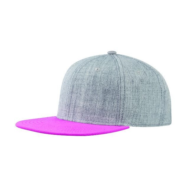 Dětská čepice CoFee Snap Melange- šedá-růžová