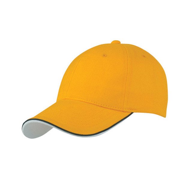 Kšiltovka CoFEE Piping - žlutá-černá