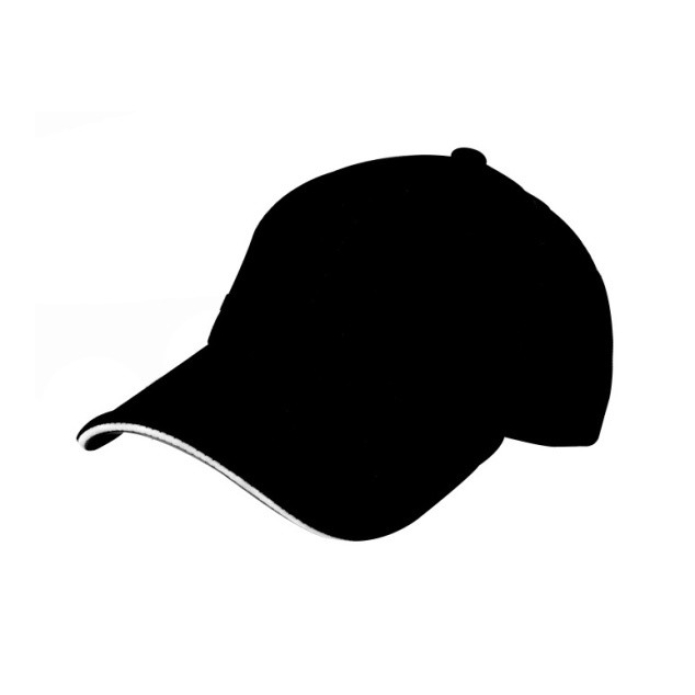 Kšiltovka CoFEE Ribbed Cap - černá-bílá