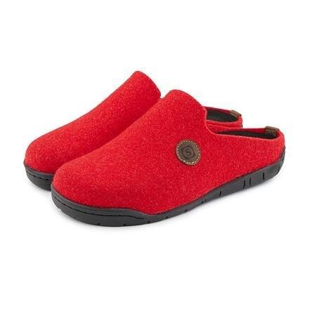 Vlnka Dámské filcové papuče Dominika - červená