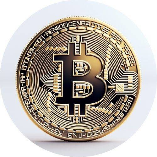 Jedlý papír Bitcoin 19,5cm - PICTURE