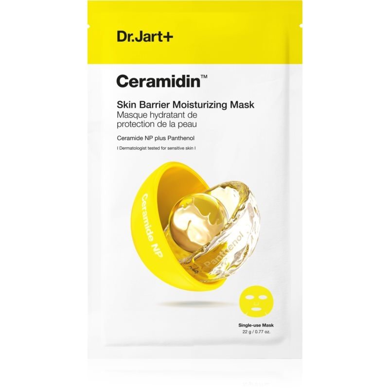 Dr. Jart+ Ceramidin™ Skin Barrier Moisturizing Face Mask hydratační maska s ceramidy 22 g