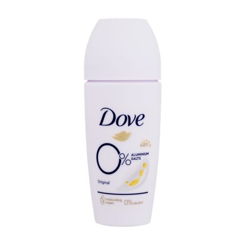 Dove 0% ALU Original 48h 50 ml deodorant pro eliminaci bakterií vznikajících při pocení pro ženy