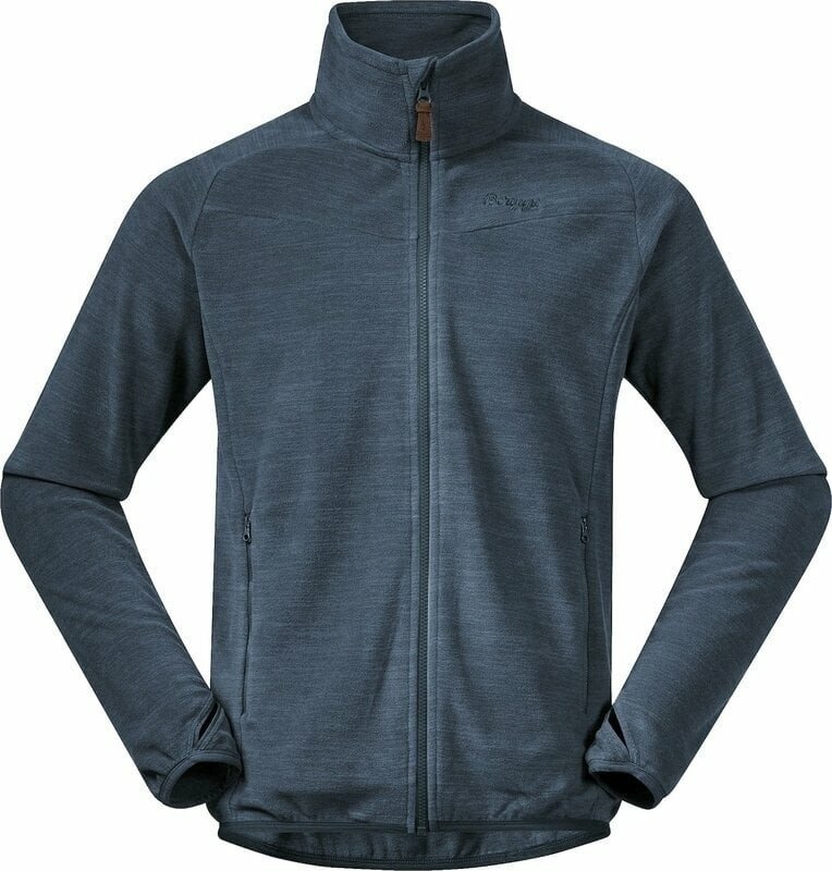 Bergans Outdoorová mikina Hareid Fleece Jacket NoHood Orion Blue S