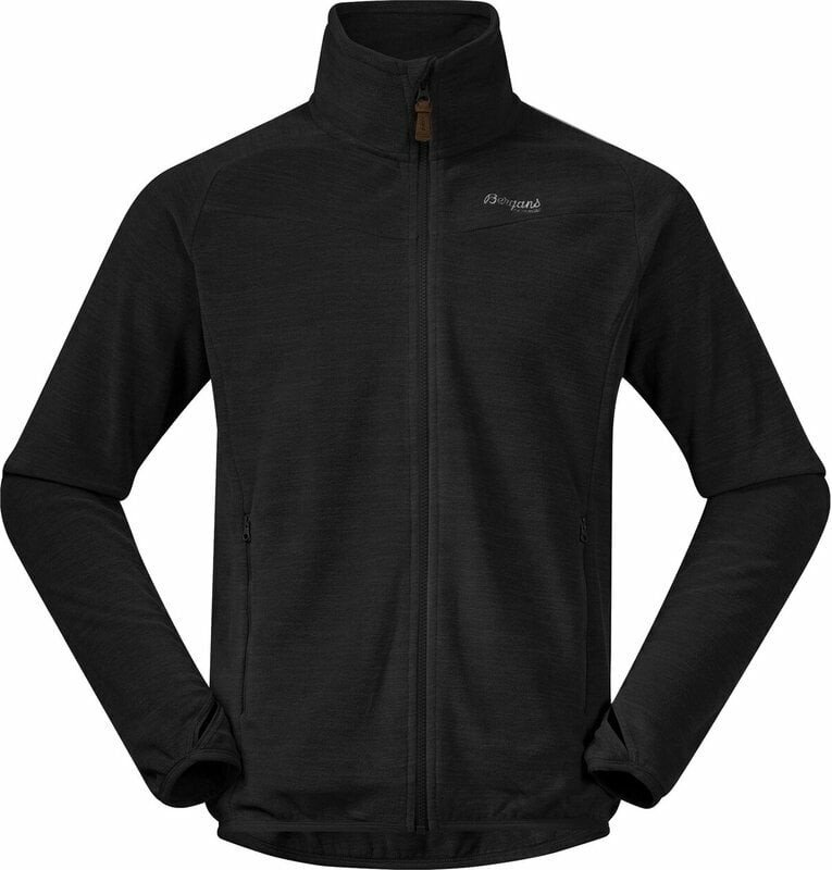 Bergans Outdoorová mikina Hareid Fleece Jacket NoHood Black XL