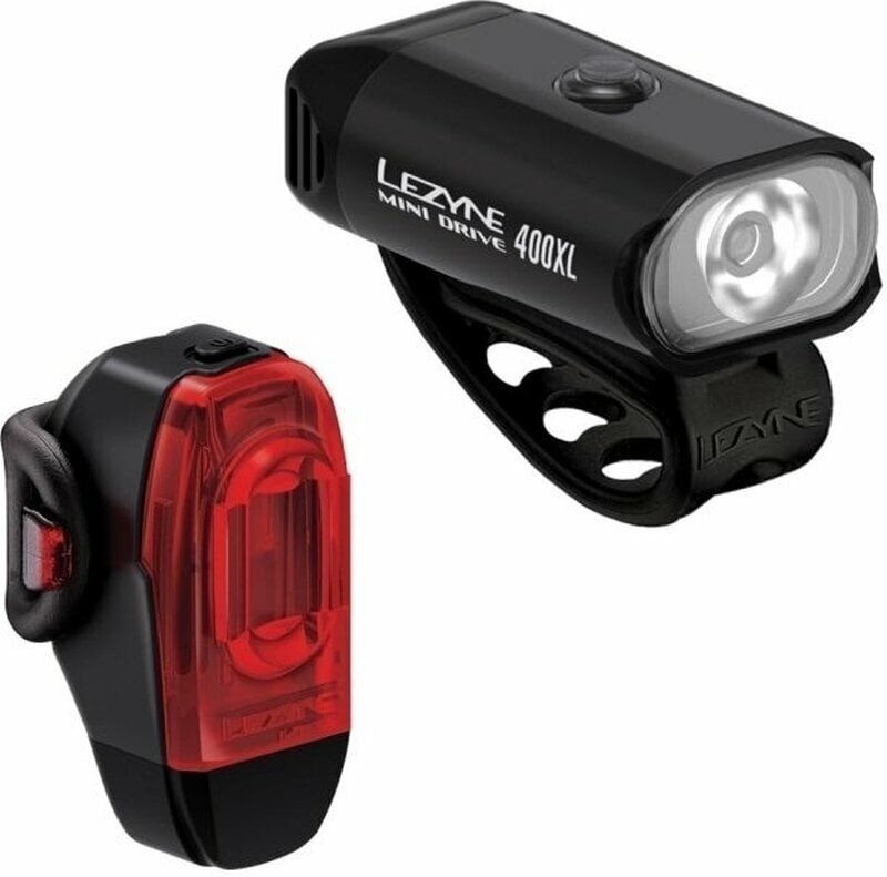 Lezyne Mini Drive 400XL/KTV Drive+ Pair Black/Black