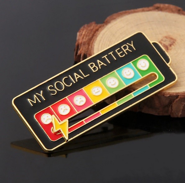 Odznak Social Battery