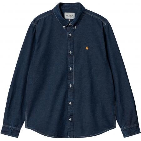 Košile Carhartt Wip Weldon L/S - Modrá - L