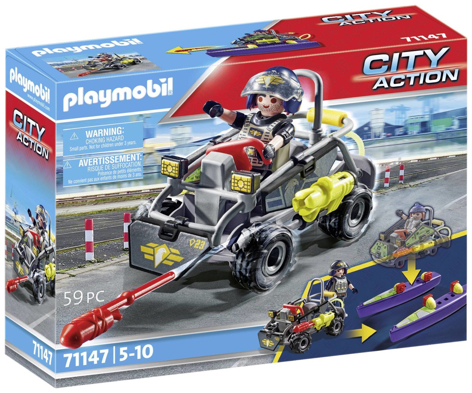 Playmobil® City Action Multi-Terrain-Quad 71147