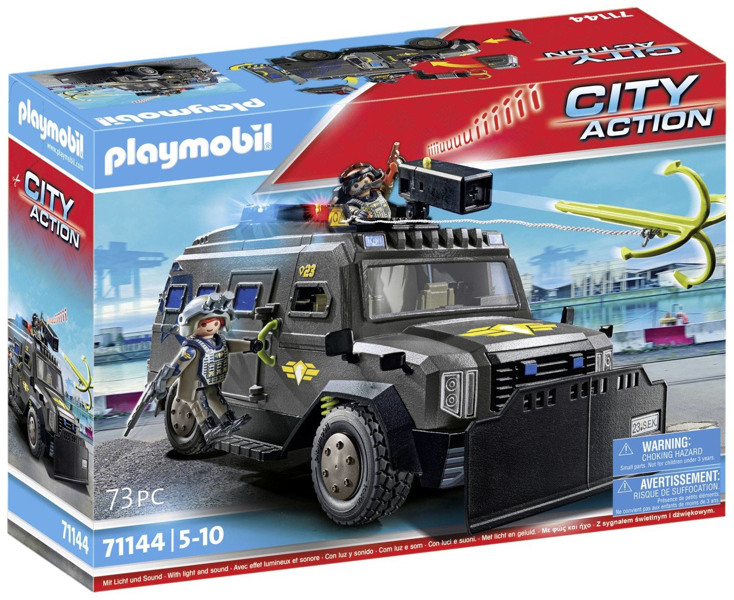 Playmobil® City Action Terénní vozidlo SWAT 71144