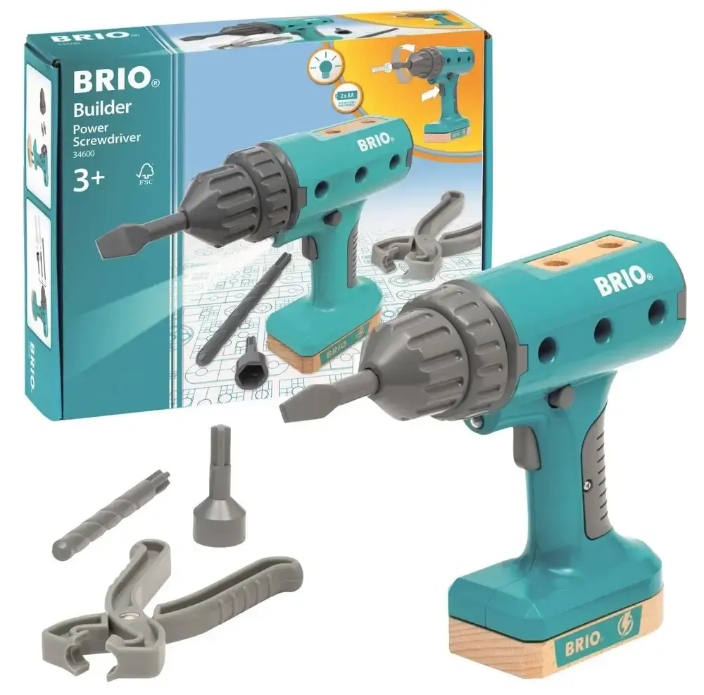 Brio Stavebnice BRIO BUILDER 34600 Vrtačka na baterie