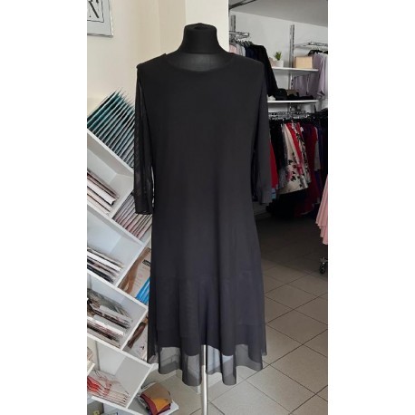 Dámské společenské šaty, Velikost 46, Barva Černá Dorota 357