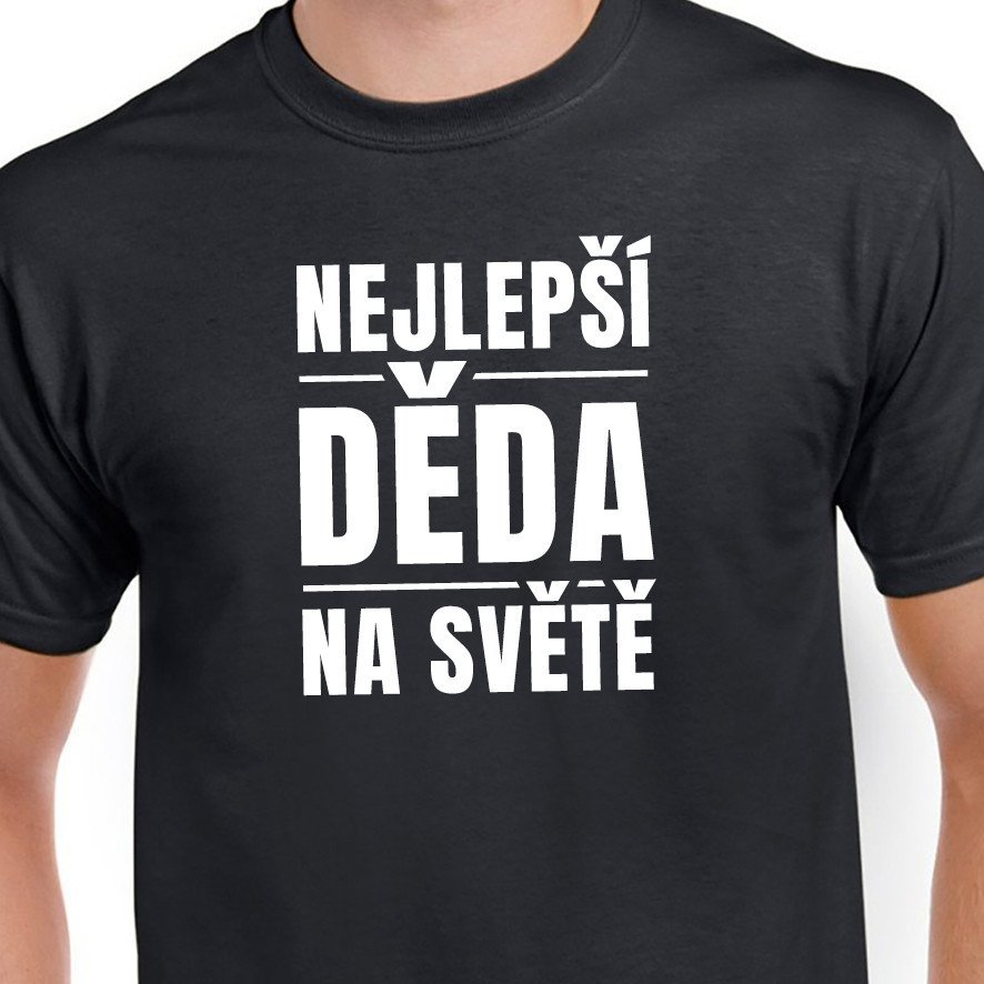 Tričko Nejlepší děda na světě, M