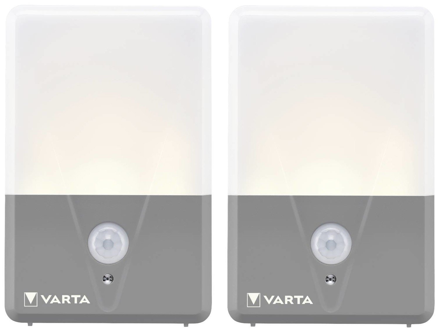 Varta 16634101402 Motion Sensor Outdoor Light Twin LED campingové osvětlení 40 lm na baterii 60 g šedá