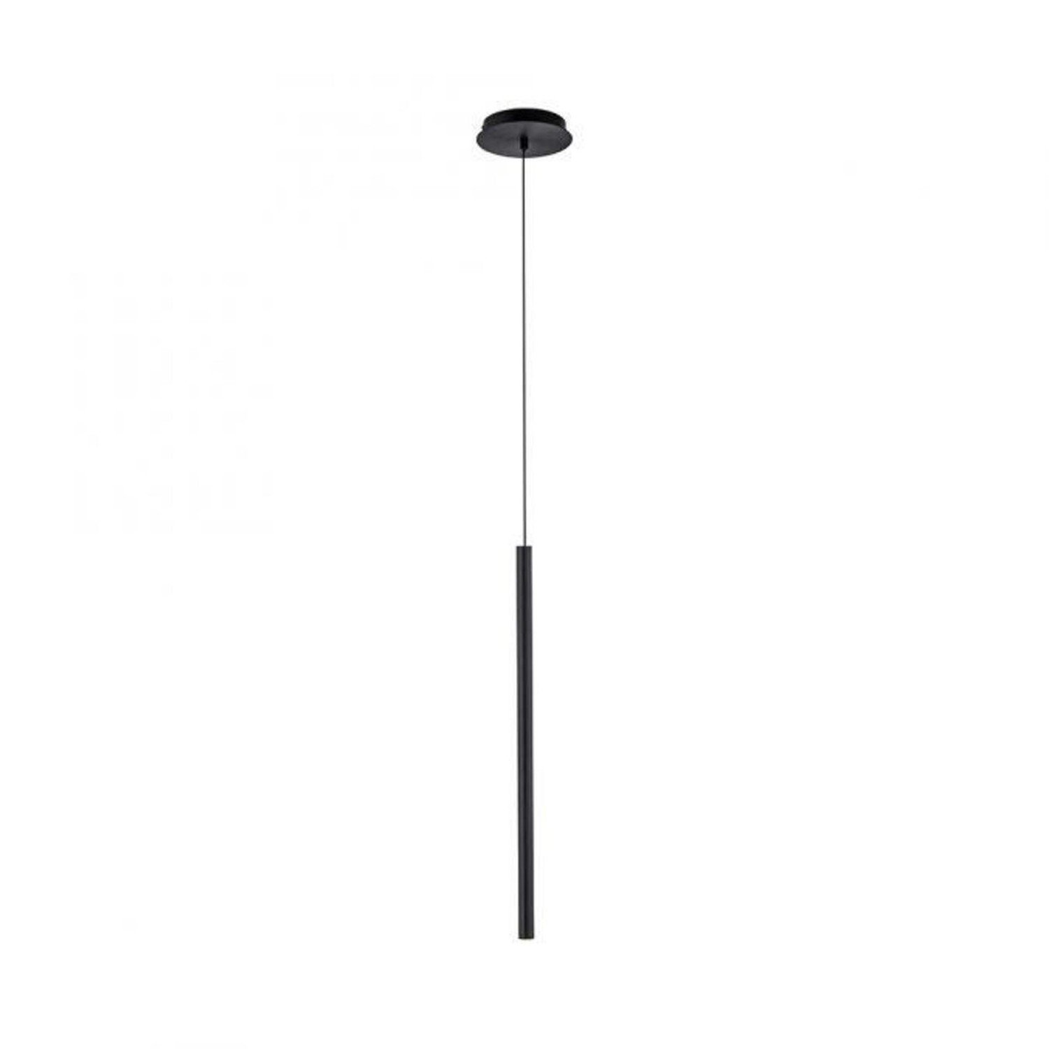 PAUL NEUHAUS LED závěsné svítidlo černá 1 ramenné stmívatelné teplá bílá subtilní design 3000K PN 2111-18