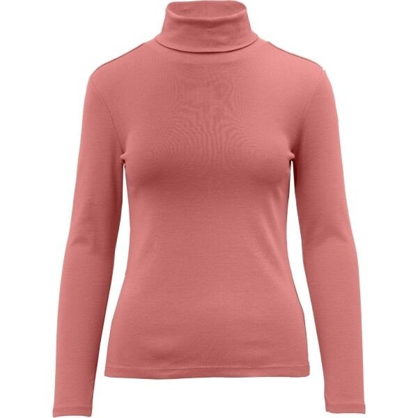 s.Oliver RL T-SHIRT LONG SLEEVE POLO NECK NOOS Tričko s dlouhým rukávem, růžová, velikost 44