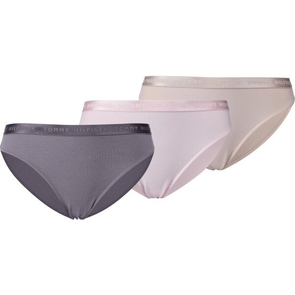 Tommy Hilfiger EVERYDAY LUXE PACK-3 PACK Dámské kalhotky, béžová, velikost S