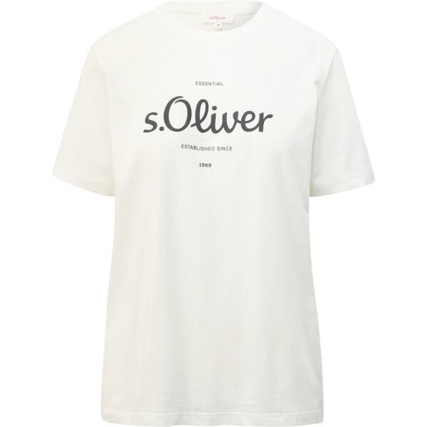s.Oliver RL T-SHIRT Tričko, bílá, velikost 38