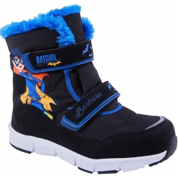 Warner Bros CHILLIN VELCRO BATGIRL Dětská zimní obuv, černá, velikost 32
