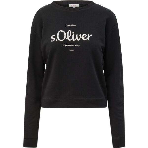 s.Oliver RL SWEATSHIRT Mikina, černá, velikost 42