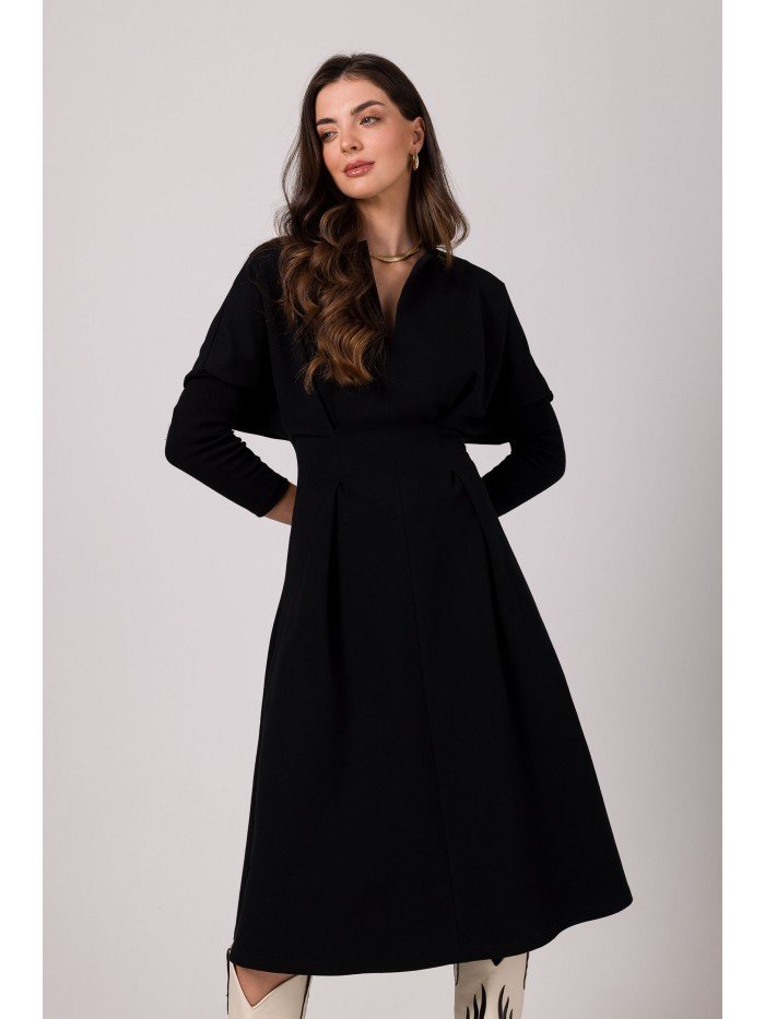 BeWear Dámské volnočasové šaty Nanel B273 černá S