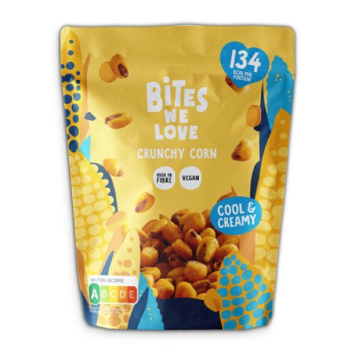 BITES WE LOVE - křupavá kukuřice, cool & creamy, 100 g 0l