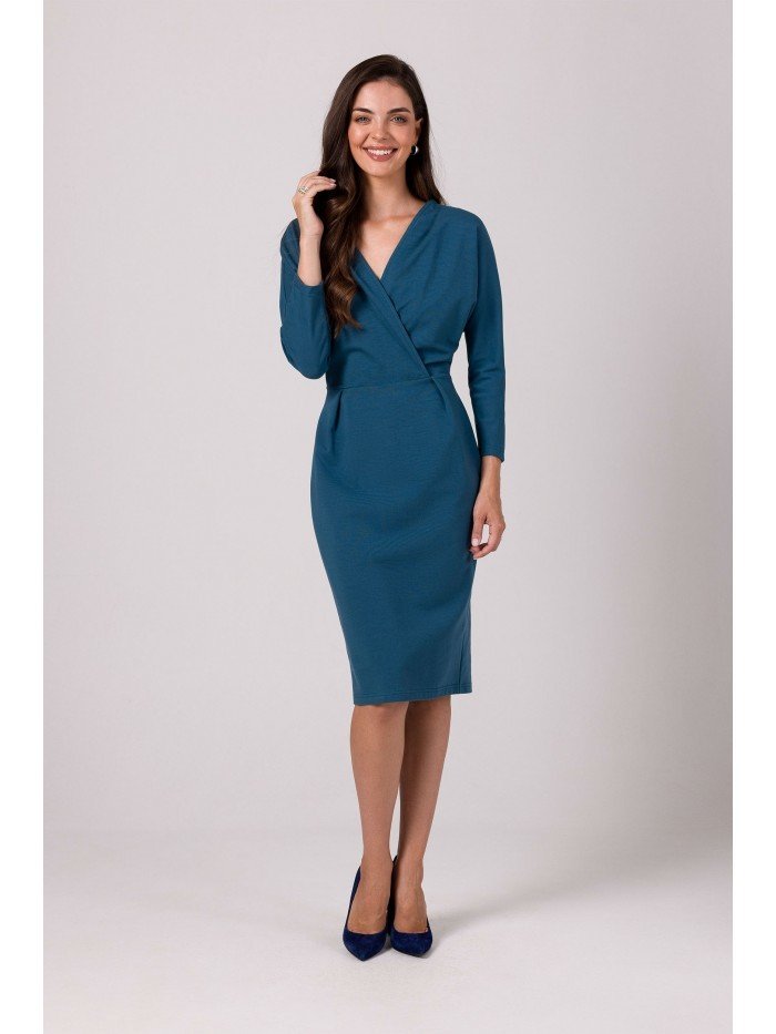 BeWear Dámské volnočasové šaty Carence B271 mořská modrá S