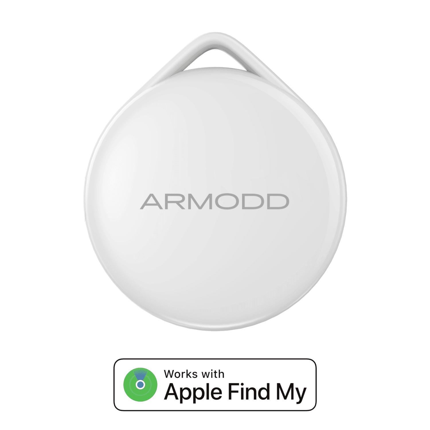 ARMODD iTag bílý (AirTag alternativa) s podporou Apple Find My (Najít)