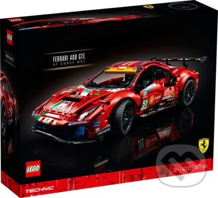 LEGO® Technic 42125 Ferrari 488 GTE „AF Corse #51” - LEGO