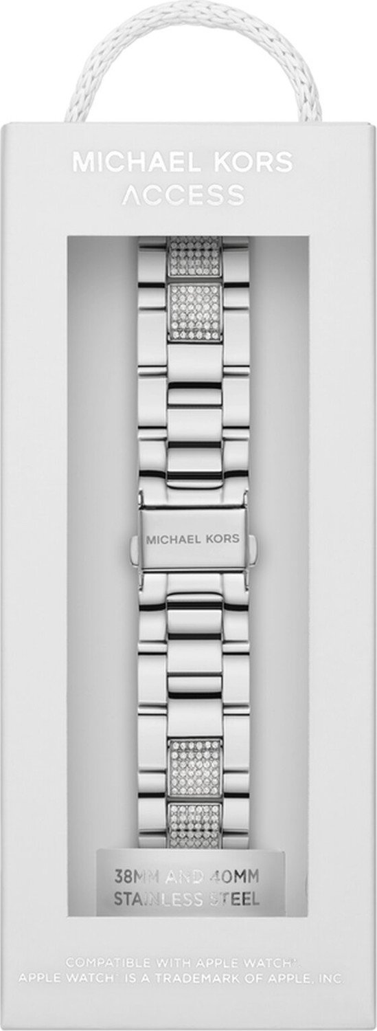 Vyměnitelný řemínek na chytré hodinky Michael Kors MKS8046 Silver