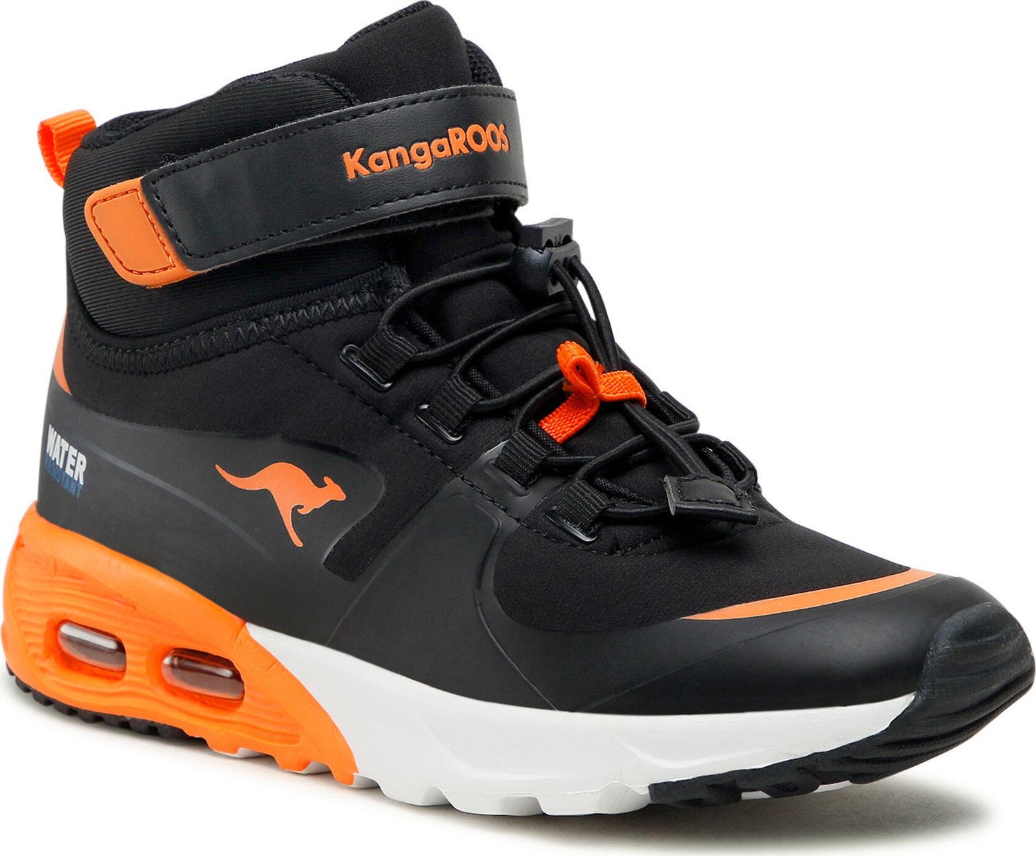 Kotníková obuv KangaRoos Kx-Hydro 18598 000 5075 S Jet Black/Neon Orange