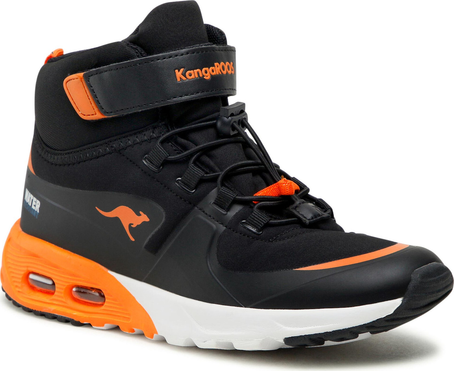 Kotníková obuv KangaRoos Kx-Hydro 18598 000 5075 D Jet Black/Neon Orange