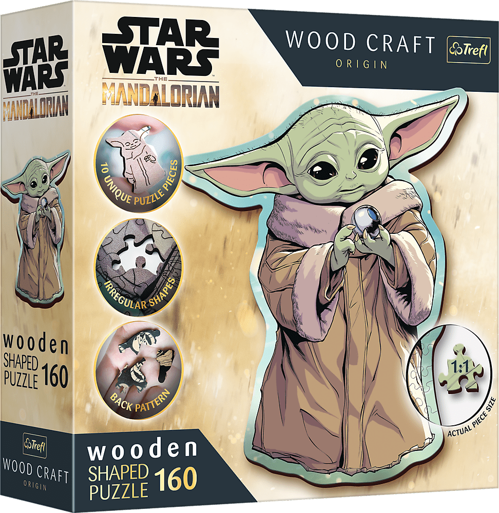 Dřevěné puzzle Star Wars the Maldalorian 160 dílků - Trefl