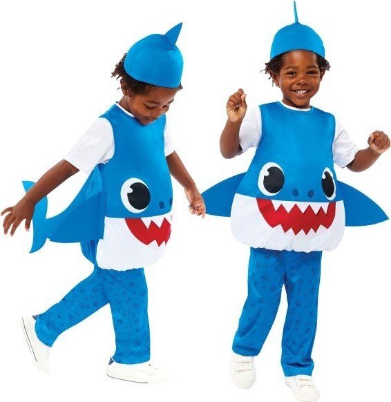 Kostým Baby Shark modrý 3-4 roky - EPEE Merch - Amscan