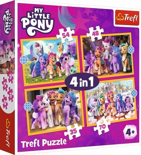 Puzzle My Little Pony Seznamte se s poníky 4v1