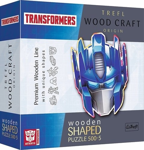Wood Craft Origin puzzle Transformers Optimus Prime 505 dílků