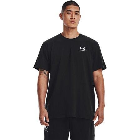 Under Armour Pánské tričko Logo Emb Heavyweight SS black 3XL, Černá, XXXL