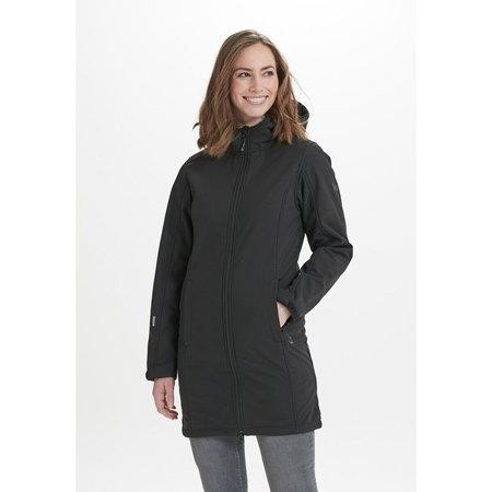 Whistler Dámská softshellová bunda Zadie W Long Softshell Jacket W-PRO 8000 black 38, Černá