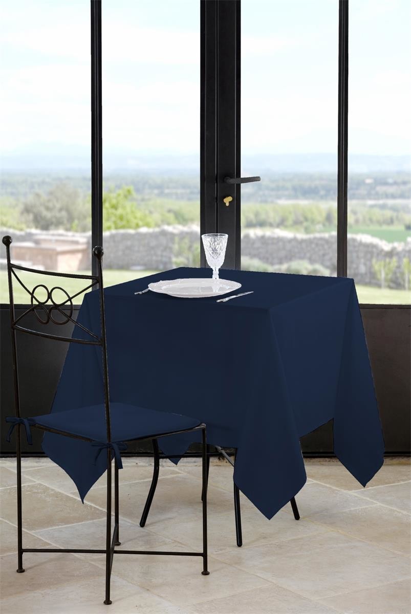 Ubrus na stůl NELSON, modrá 180x180 cm France